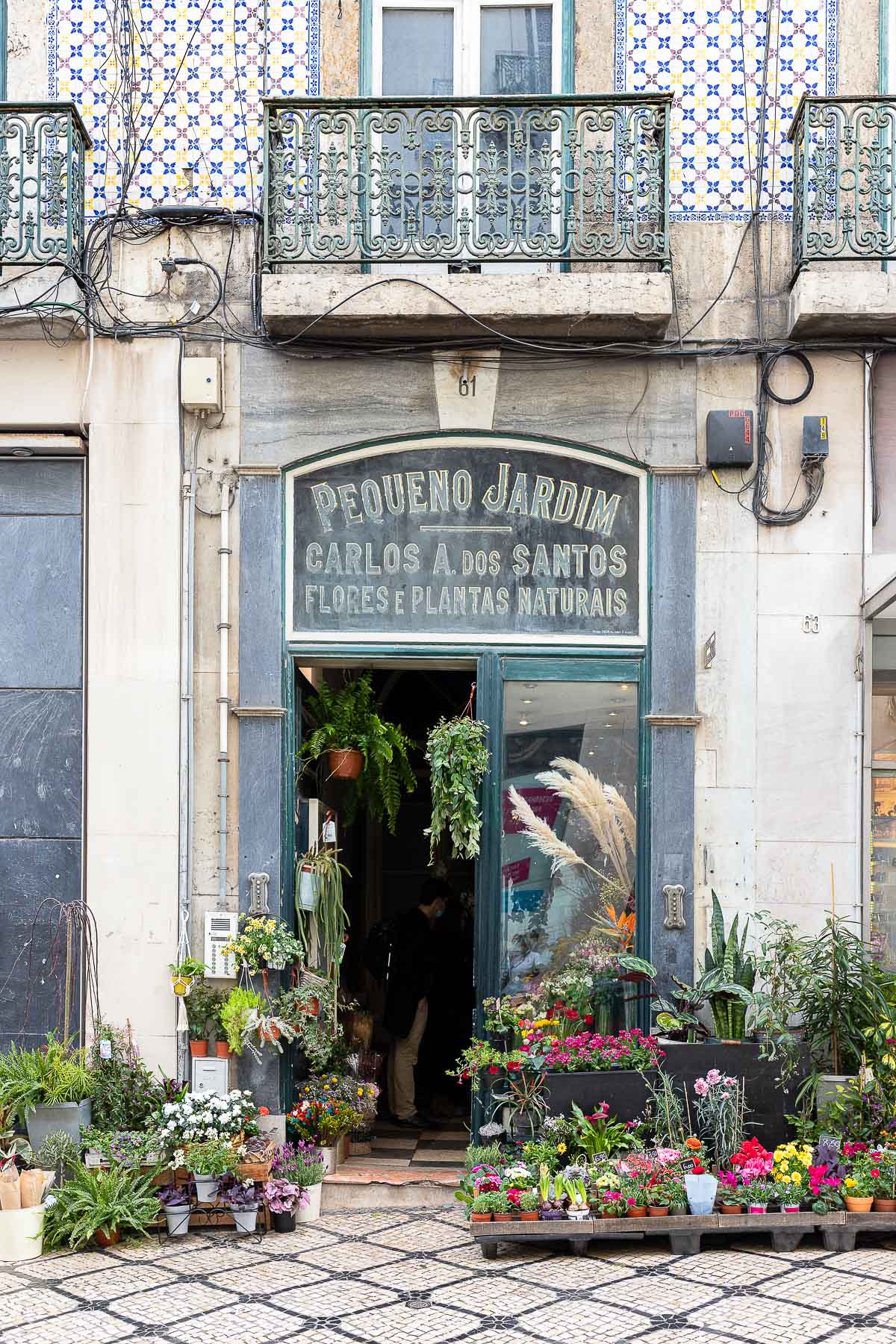 Floristeria en Lisboa, Portugal